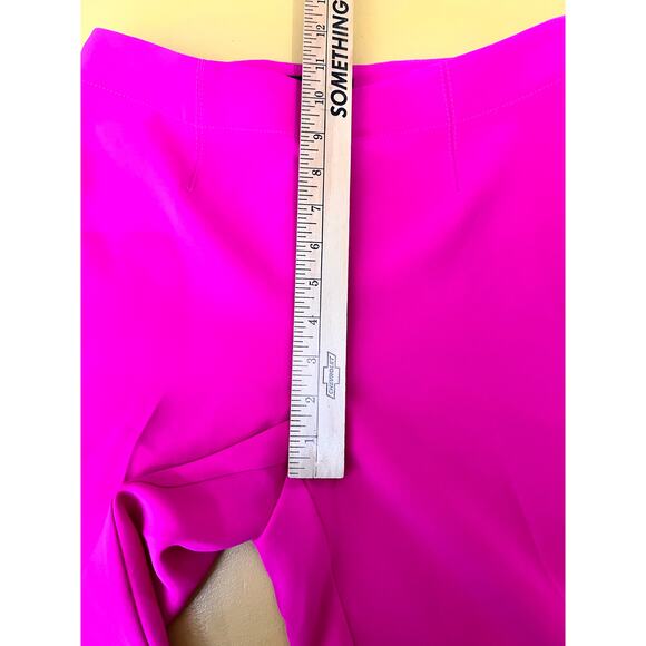 Ann Taylor Pink Tailored Wide Leg Cropped Pants Size 2 NWOT - Picture 7 of 8